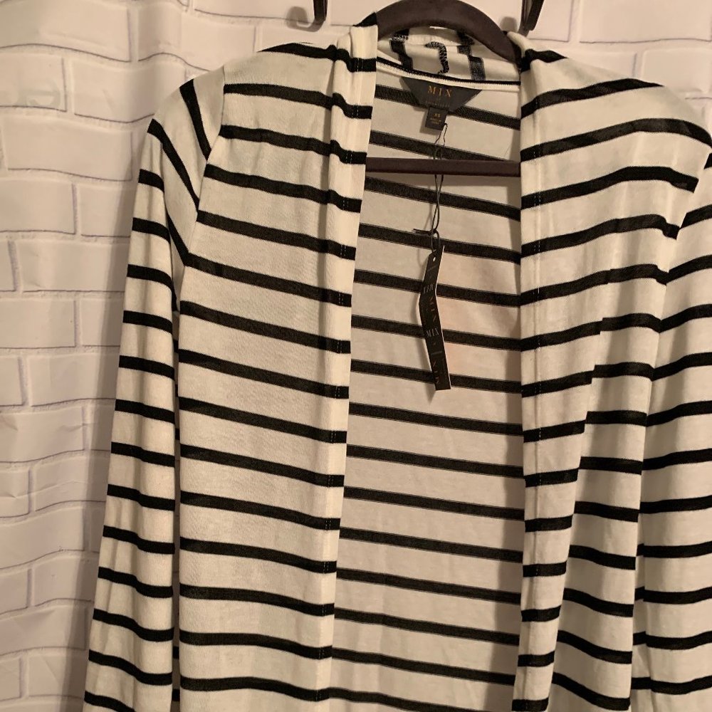 NEW MIX LIGHT OPEN CARDIGAN SZ XS